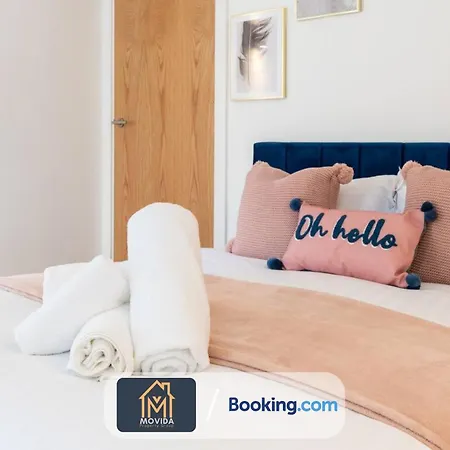 Stylish Two Bed Town Centre By Movida Group Short Lets & Serviced With Parking Appartamento Harrogate